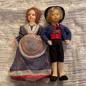 Set of vintage European dolls​​​​​​​​​​​